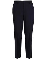 HUGO - Broeken ,Blauw ,Perin Broek - Lyst