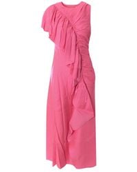 Ulla Johnson - Elegante Gedrapeerde Maxi Jurk - Lyst