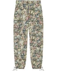 Ganni - Dameskleding Broeken Groen Aw25 - Lyst