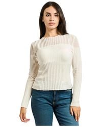 Guess - Rondgebreide Trui - Lyst