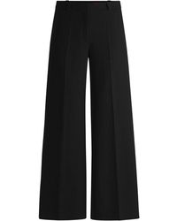 HUGO - Wide Trousers - Lyst