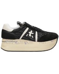 Premiata - Schwarze Sneakers Mit Plateausohle - Lyst