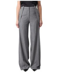 PT01 - Broeken ,Grijs ,Lichtgrijze Stijlvolle Broek - Lyst