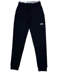 Gcds - Broeken ,Zwart ,Zwarte Slim Fit Broek - Lyst