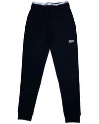 Gcds - Broeken ,Zwart ,Zwarte Slim Fit Broek - Lyst