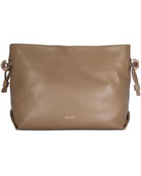 Liu Jo - Tassen ,Bruin ,Polyester Medium Riccy Schoudertas - Lyst