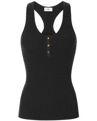 Elisabetta Franchi - Sleeveless Tops - Lyst