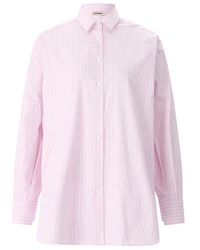 Bloomings - Overhemden ,Roze ,Loreto Gestreepte Blouse - Lyst