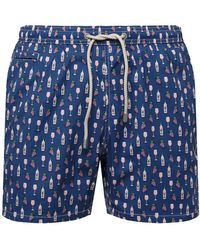 Mc2 Saint Barth - Meereskleidung All-Over Print Badehose - Lyst