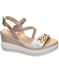 Nero Giardini - Schoenen ,Wit ,Leer E615962D Sleehak Sandalen - Lyst