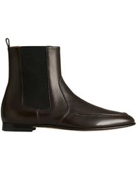 Kiton - Schoenen ,Bruin ,Leer Enkellaars - Lyst