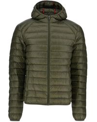 J.O.T.T - Jassen ,Groen ,Leer Klassieke Mat Donsjas - Lyst