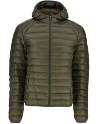 J.O.T.T - Jassen ,Groen ,Leer Klassieke Mat Donsjas - Lyst