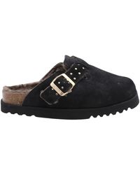 Scholl - Schoenen ,Zwart ,Comfort Slipper Servio - Lyst