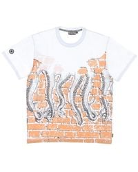 Octopus - Weißes Herren Tee Mit Logo - Lyst