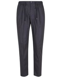 Herno - Lichte Katoenen Stretch Broek - Lyst