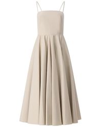 Givenchy - Kleedjes ,Katoen Lange Jurk Met Split - Lyst
