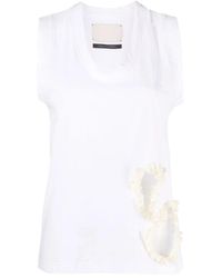 Calcaterra - Sleeveless Tops - Lyst