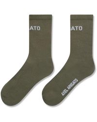 Axel Arigato - Ondergoed ,Bruin ,Katoen Arigato Logo Tube Sokken - Lyst