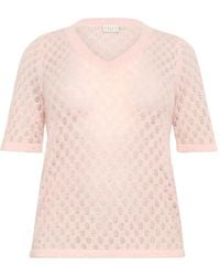 Kaffe - Lotus Melange Strickpullover Pullover - Lyst
