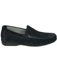Sioux - Blaue Wildleder Slip-On Schuhe - Lyst