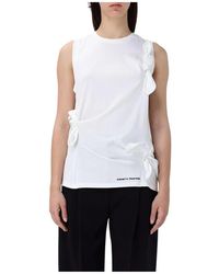Elisabetta Franchi - Sleeveless Tops - Lyst