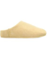 UGG - Gelbe Wildleder Lammfell Slip-On Schuhe - Lyst