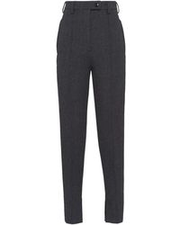 Prada - Wollen Broek - Lyst