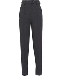 Prada - Wool Pants - Lyst