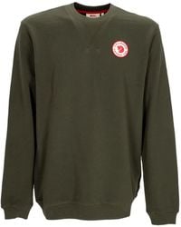 Fjallraven - Hoodies & Sweatvesten ,Groen ,Katoen 1960 Logo Crewneck Sweatshirt Deep Forest - Lyst