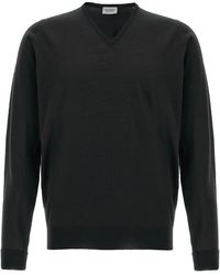 John Smedley - V-Neck Knitwear - Lyst