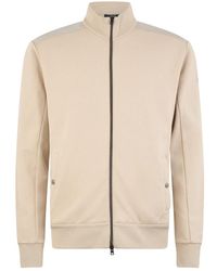 Herno - Hoodies & Sweatvesten ,Katoen Lichtgewicht Hoodie Met Ritssluiting - Lyst