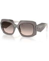 Prada - Vierkante Zonnebril - Lyst