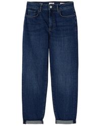 Oltre - Cropped Jeans - Lyst