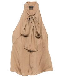 Tom Ford - Tops ,Bruin ,Sleeveless Tops - Lyst
