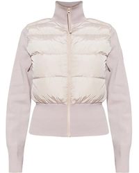 Canada Goose - Truien & Vesten ,Roze ,Wol Hy Bridge Wide Quilt Knit Jas - Lyst