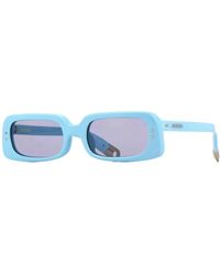 Jacquemus - Accessoires ,Blauw ,Stijlvolle Zonnebril - Lyst