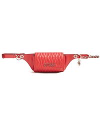 Donna Marsupi e borsette da cintura da Marsupi e borsette da cintura Guess Marsupio Quarto Logo Print Belt di Guess in Rosso 