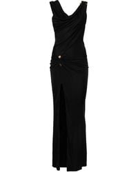 Versace - Viscose Liquid Jersey Gown - Lyst