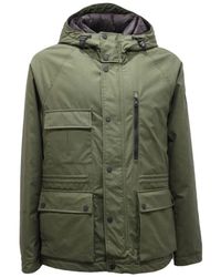 Woolrich - Leichte Gepolsterte Jacke Grün Mountain Cotton - Lyst