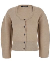 Jacquemus - Truien & Vesten ,Wol Doppio Cardigan - Lyst