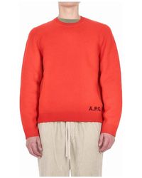 A.P.C. - Round-Neck Knitwear - Lyst