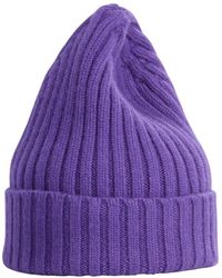 Le Bonnet - Accessoires ,Paars ,Wol Le Gand Bonnet - Lyst