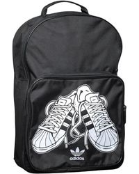 adidas - Fitness ,Zwart ,Polyester Klassieke Sst-Rugzak Met Moderne Gevoeligheid - Lyst