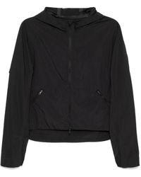 Y-3 - Jassen ,Zwart ,Hardloopjack Met Capuchon En Logoprint - Lyst