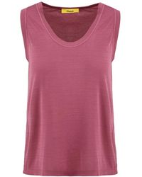 Drumohr - Tops ,Roze ,Stijlvolle T-Shirts En Polos - Lyst