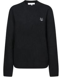 Maison Kitsuné - Round-Neck Knitwear - Lyst