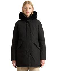 Woolrich - Jassen ,Zwart ,Zwarte Arctic Parka - Lyst