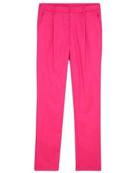 Silvian Heach - Broeken ,Roze ,Polyester Slim-Fit Broek - Lyst