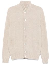 Zanone - Truien & Vesten ,Ivoor Cardigan Sweaters Zware Knopen - Lyst